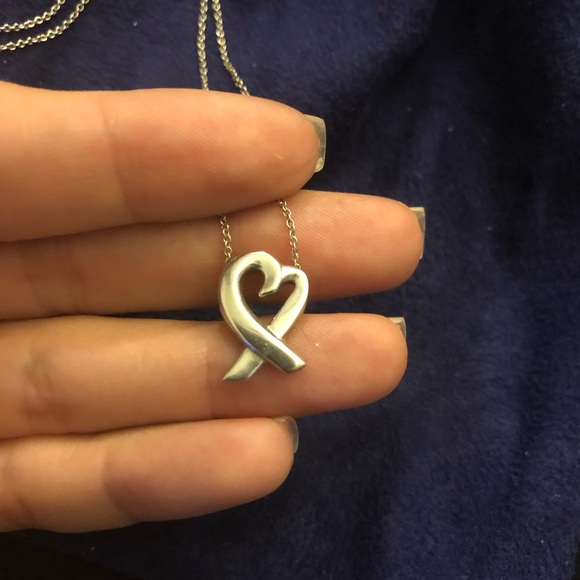 Tiffany & Co. sterling silver heart necklace - Picture 2 of 6